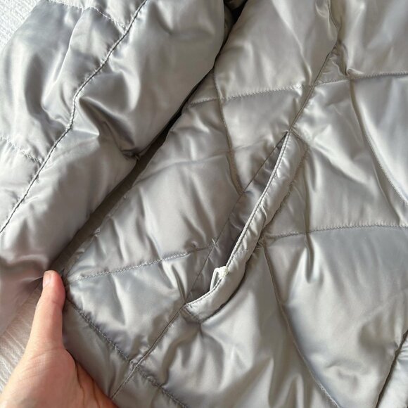 The north face down jacket down coat gray winter coat - Picture 5 of 7